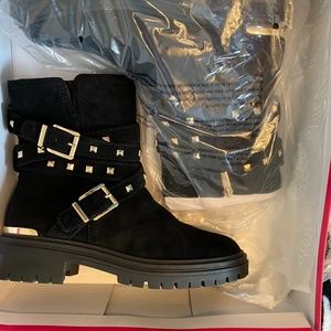 Vince Camuto BARRETTA MOTO BOOT Women 7.5 BRAND NEW in Box